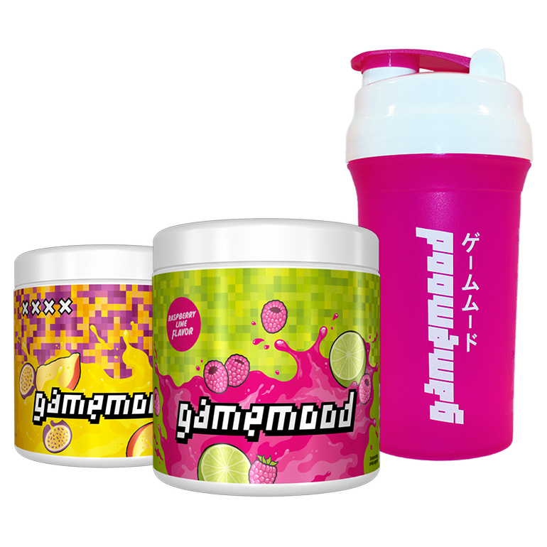 gamemood - Launch Pack mit Shaker (Pink)